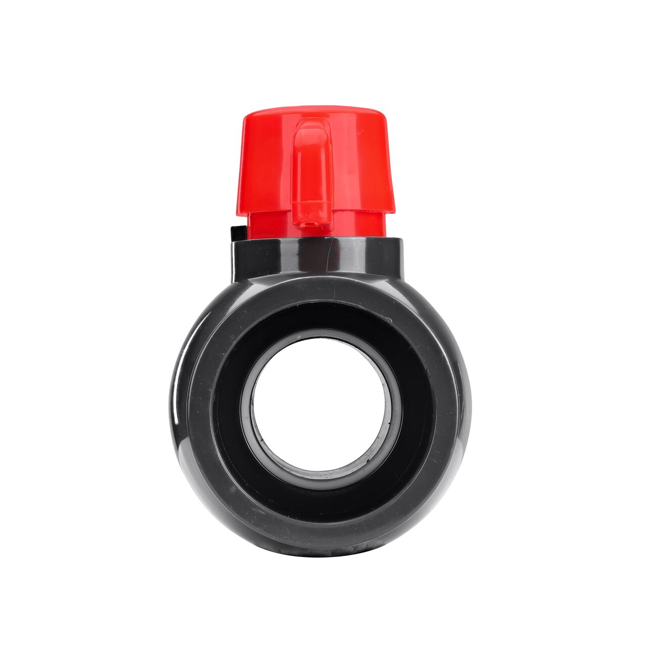 NDS 1-1/2 in. PVC IPS Ball Valve direct water flow one-way through pipes when the ball valve opens that is perfect for pool and spa, irrigation, and plumbing installations (NDS E1610-15)