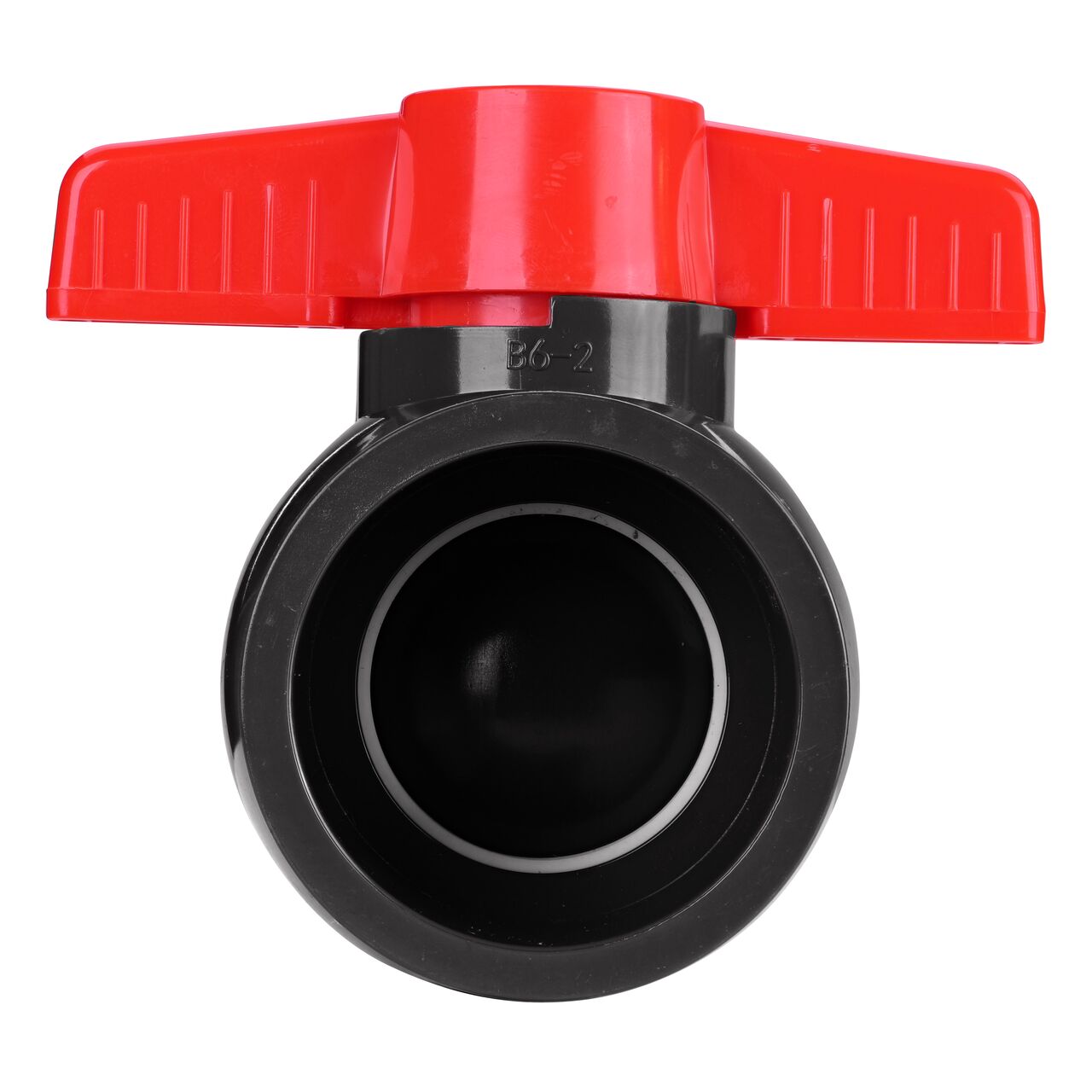 NDS 2 in. PVC IPS Ball Valve has a handle to easily rotate the ball and close off pipelines which is perfect for pool and spa, irrigation, and plumbing installations (NDS E1610-20)