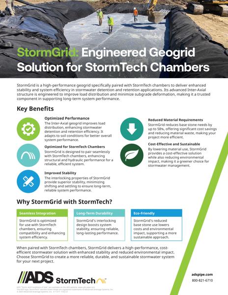 StormGrid StormTech Product Sheet
