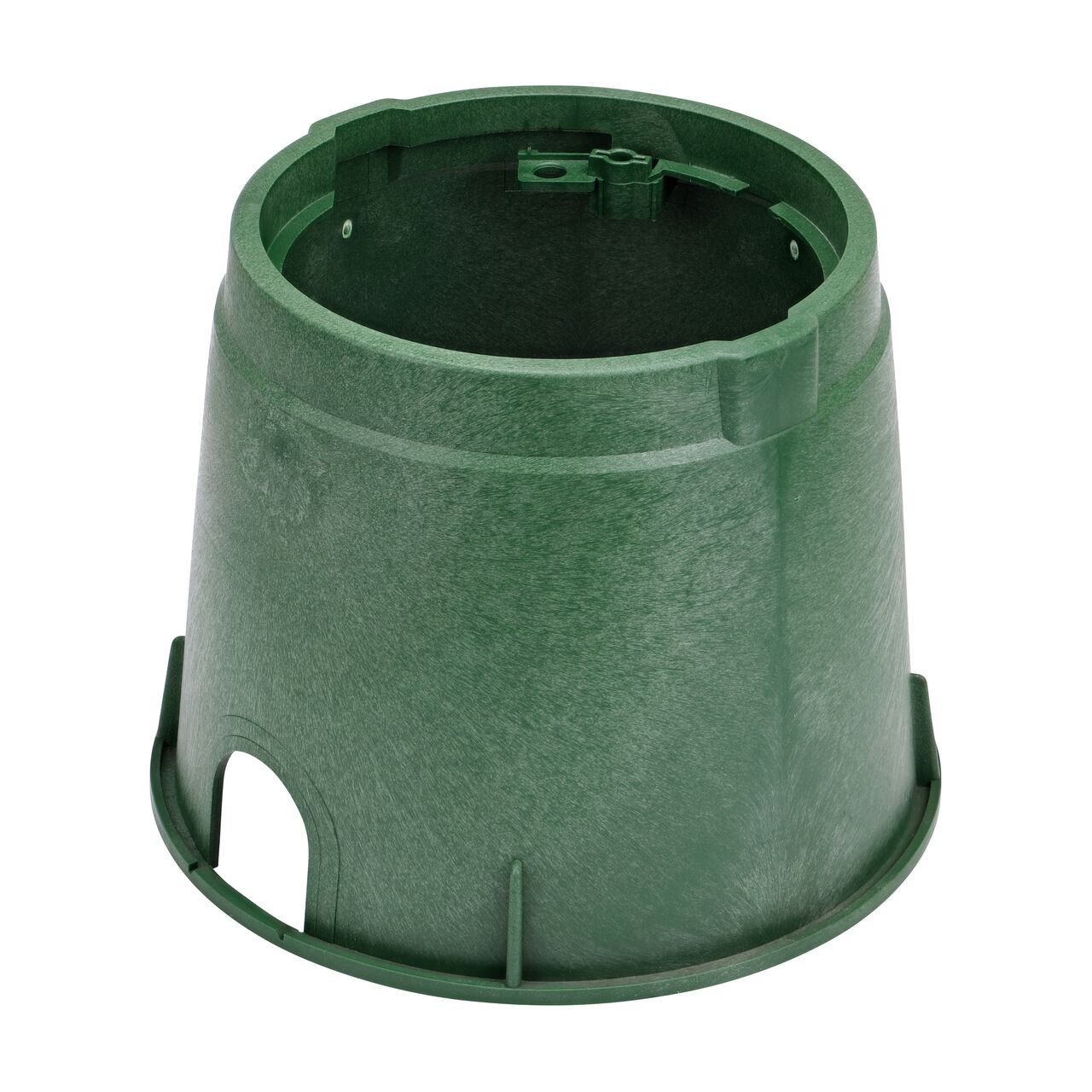 The NDS 10 in. Round Standard Series Valve Box is an 10 in. high Green Box that protects and conceals components (NDS 112B)
