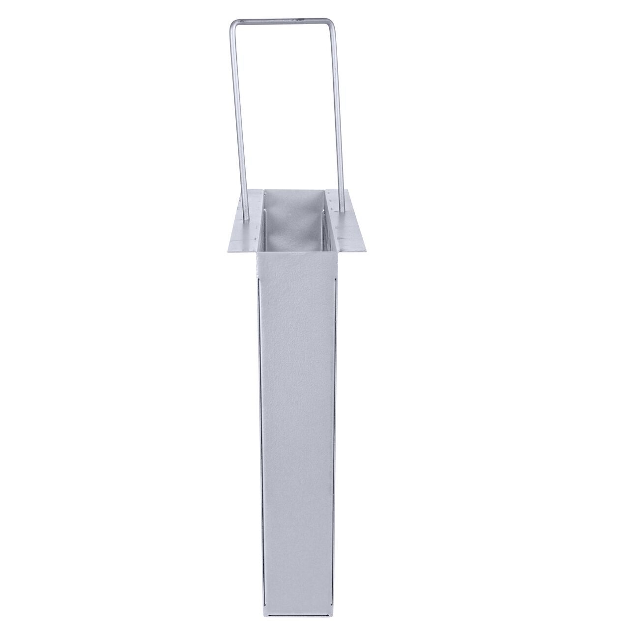 Side view of the solid edge of the Dura Slope Trash Bucket (NDS DS-240) which fits inside the Dura Slope Inline Catch Basin