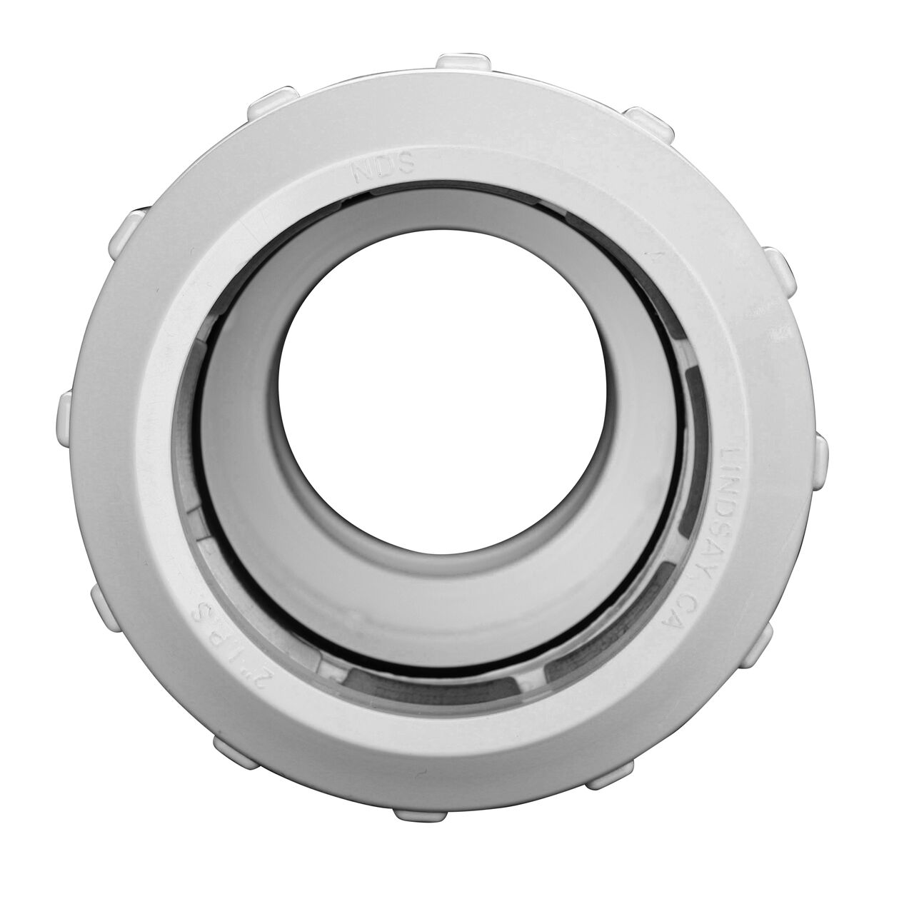 Steel Gripper and EPDM O-Ring provides a leak proof connection on the NDS 2 in. Flo Lock Gripper Adapter (NDS 135-20)