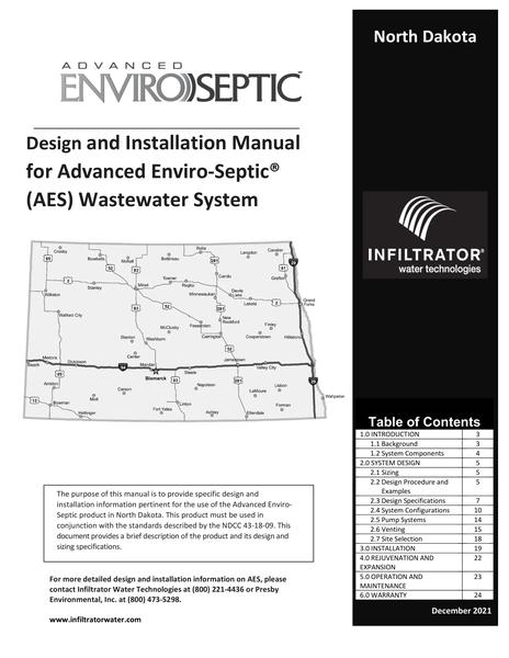 North Dakota Advanced Enviro-Septic Design and Installation Manual