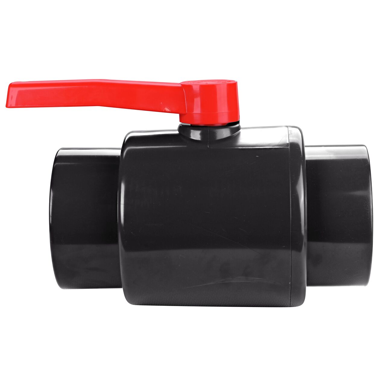 NDS PVC IPS Ball Valve is leak-resistant valve connects two 6 in. Sch. 40 pipe ends in an irrigation or other pressurized system and helps prevent costly property damage, pipe corrosion, and system issues (NDS E1610-60)