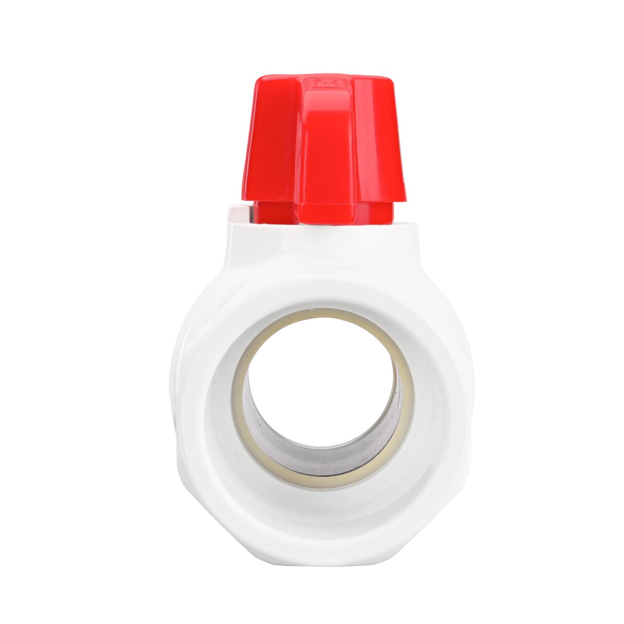 NDS 1-1/4 in. PVC IPS Ball Valve direct water flow one-way through pipes when the ball valve opens that is perfect for pool and spa, irrigation, and plumbing installations (NDS E1410-12)