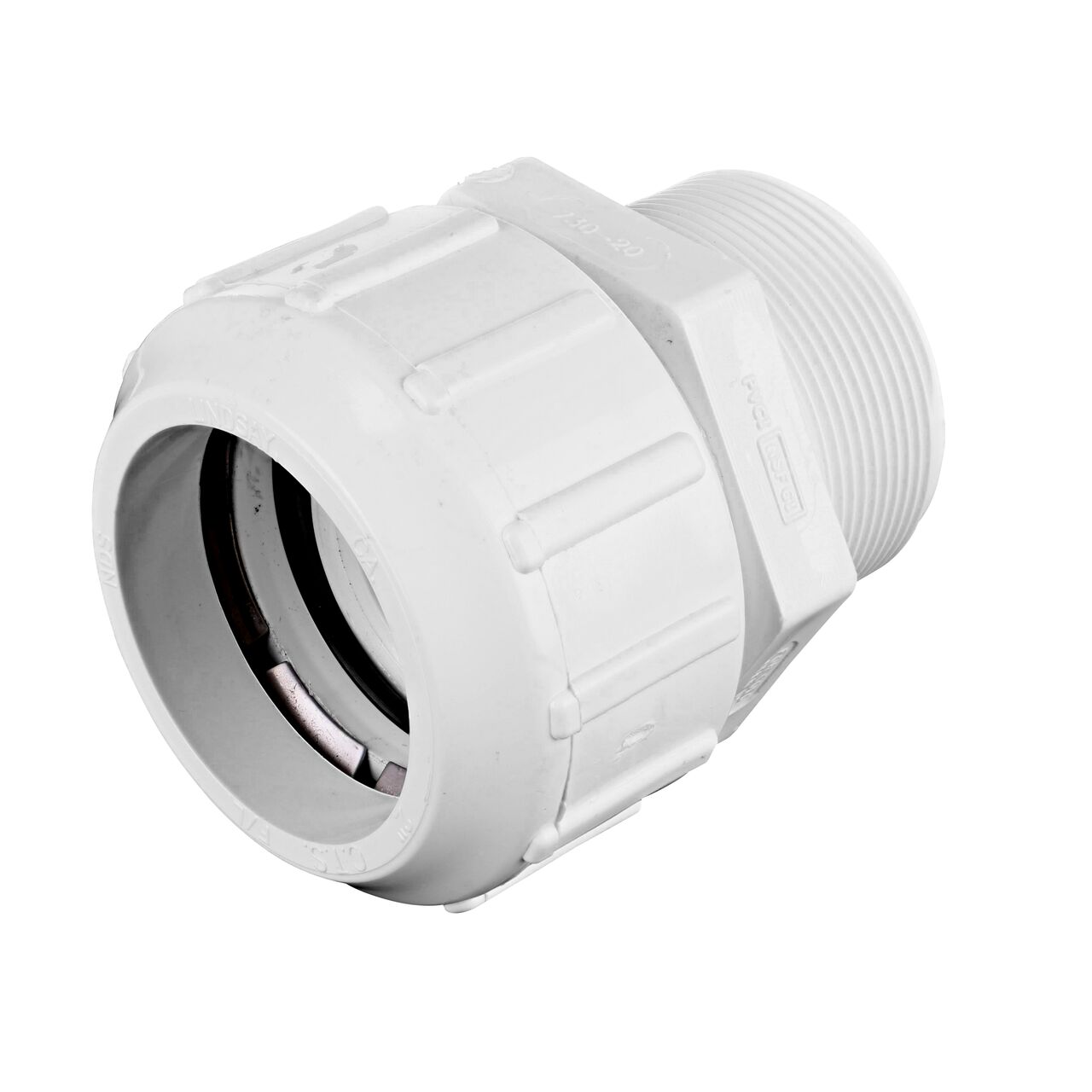 The NDS 2 in. Flo-Lock™ Gripper Adapter provides a leak-resistant connection between pipes (NDS 730-20)