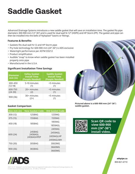 Saddle Gasket