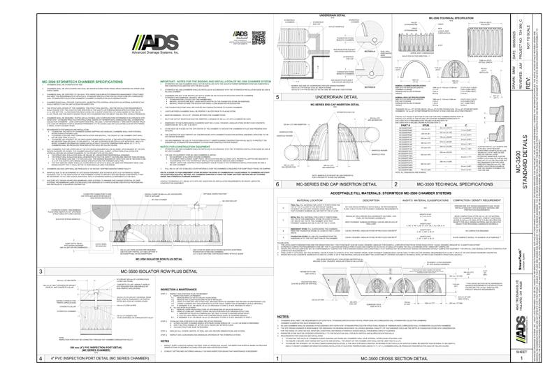 MC-3500 StormTech Full Detail Sheet