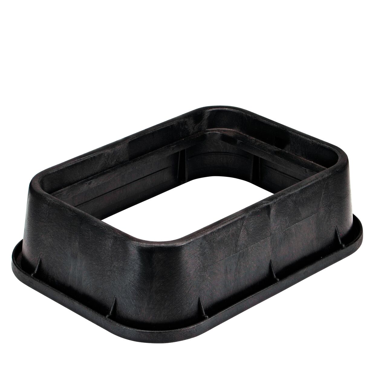 The black NDS 13 in. X 20 in. Jumbo Meter Box Extension (NDS 117-6)