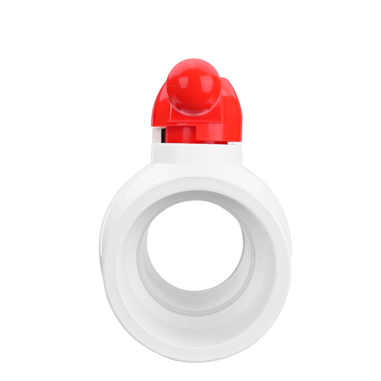 NDS 3 in. PVC CTS Ball Valve direct water flow one-way through pipes when the ball valve opens that is perfect for pool and spa, irrigation, and plumbing installations (NDS E1310-30)