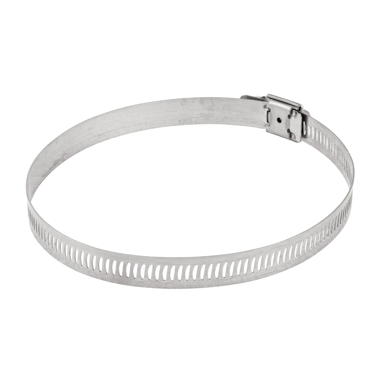 The NDS SAE 72 Worm Drive Hose Clamp with Aero Seal 1/2 in. band width (NDS 64072H) has arcial perforated slots in band for added strength and smoother engagement