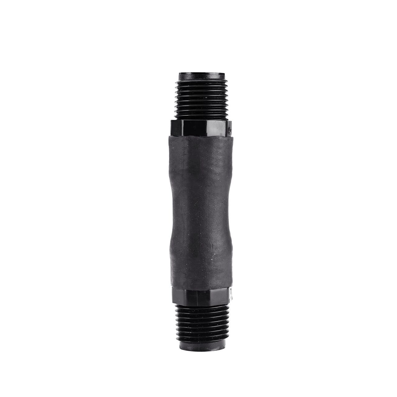 The NDS 1/2 in. IPS MPT Flexible Riser is 4-1/4 in. long and is made of PVC and rubber material that can withstand 70 PSI @ 72°F (NDS FR-0500-4)