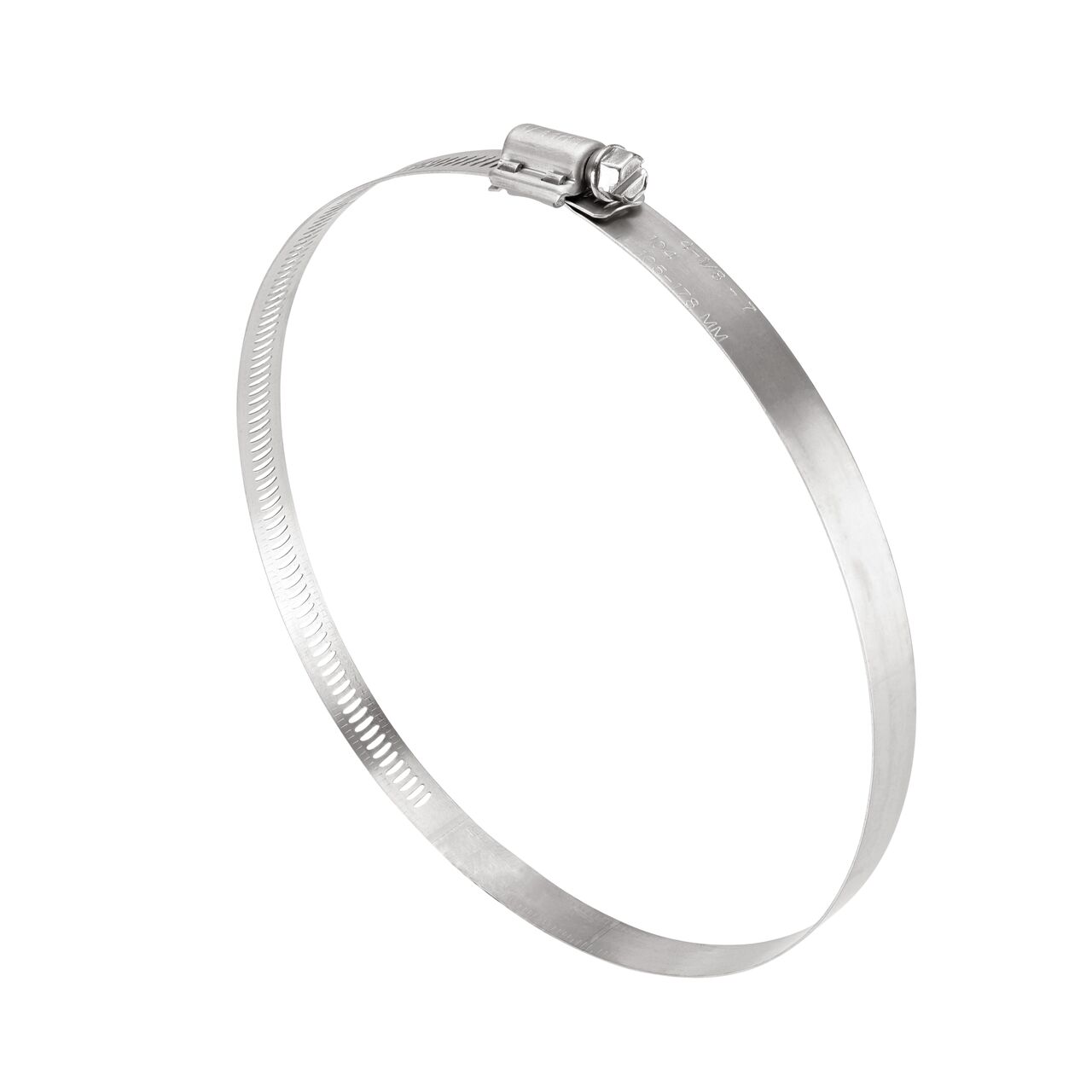 Use the NDS SAE 104 Worm Drive Hose Clamp with Aero Seal 1/2 in. band width (NDS 64104H) to form a secure connection in an industrial application between two pliable hoses or pipes
