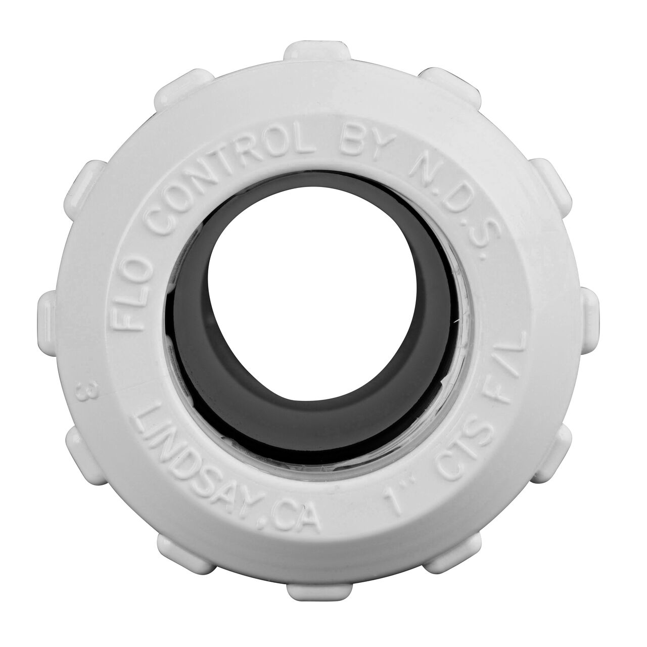 Steel Gripper and EPDM O-Ring provides a leak proof connection on the NDS 1 in. Flo-Lock Gripper Adapter with CTS MPT end (NDS 235-10)