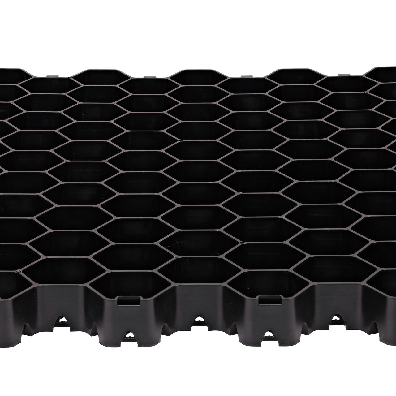 NDS Tufftrack™ Grass Paver (NDS TT-24) loop side of the Tongue-and-groove locking system which provides exceptional stability, longevity, and ease of assembly