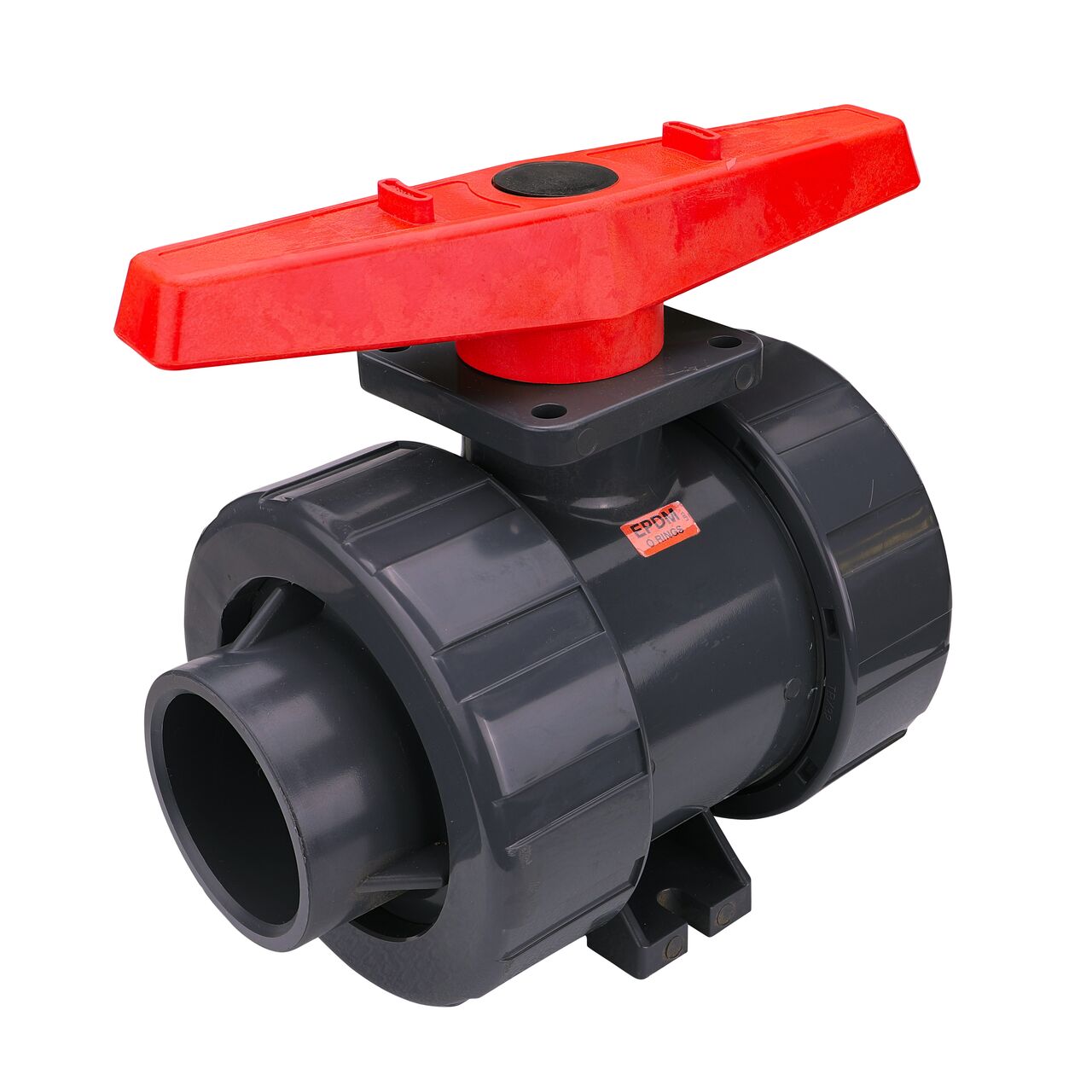 Make a shut off point in your pipeline that’s serviceable using the 2-1/2 in. PVC Slip True Union Ball Valve (NDS BTU-2500-SE)
