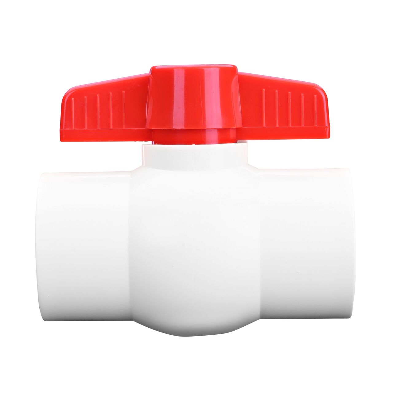 NDS PVC IPS Ball Valve is  leak-resistant valve connects two 1-1/2 in. FPT Sch. 40 pipe ends in an irrigation or other pressurized system and helps prevent costly property damage, pipe corrosion, and system issues (NDS E1320-15)