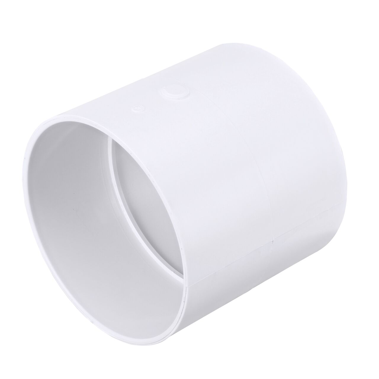 The PVC coupling, connects 8 in. Sewer and Drain pipes; Hub X Hub connection (NDS 8P05)
