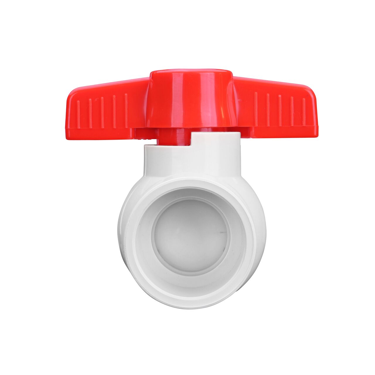 NDS 1-1/4 in. PVC CTS Ball Valve have a handle to easily rotate the ball and close off pipelines which is perfect for pool and spa, irrigation, and plumbing installations (NDS E1310-12)