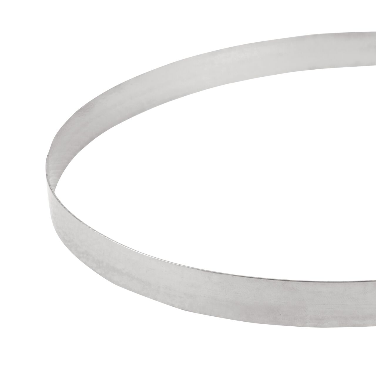 Closeup view of the arcial perforated slots in band for added strength and smoother engagement on the NDS SAE 104 Worm Drive Hose Clamp with Aero Seal 1/2 in. band width (NDS 64104H)