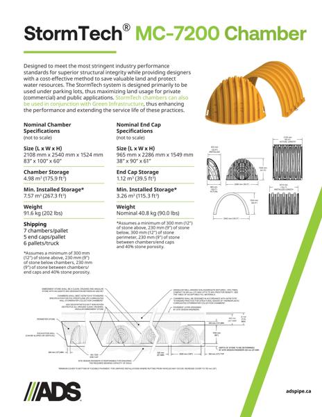 MC-7200 StormTech Product Sheet