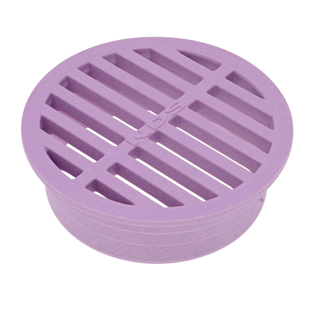 NDS 4 in. Round Grate made of purple plastic (NDS 13P)