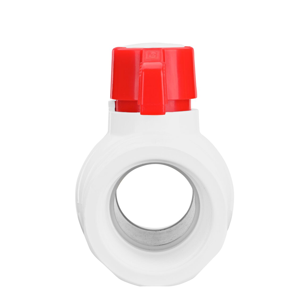 The NDS 1-1/2 in. PVC IPS Ball Valve is made of durable material and works with most PVC pipe to transport water and prevent backflow of contaminated water in pressurized systems (NDS E1420-15)