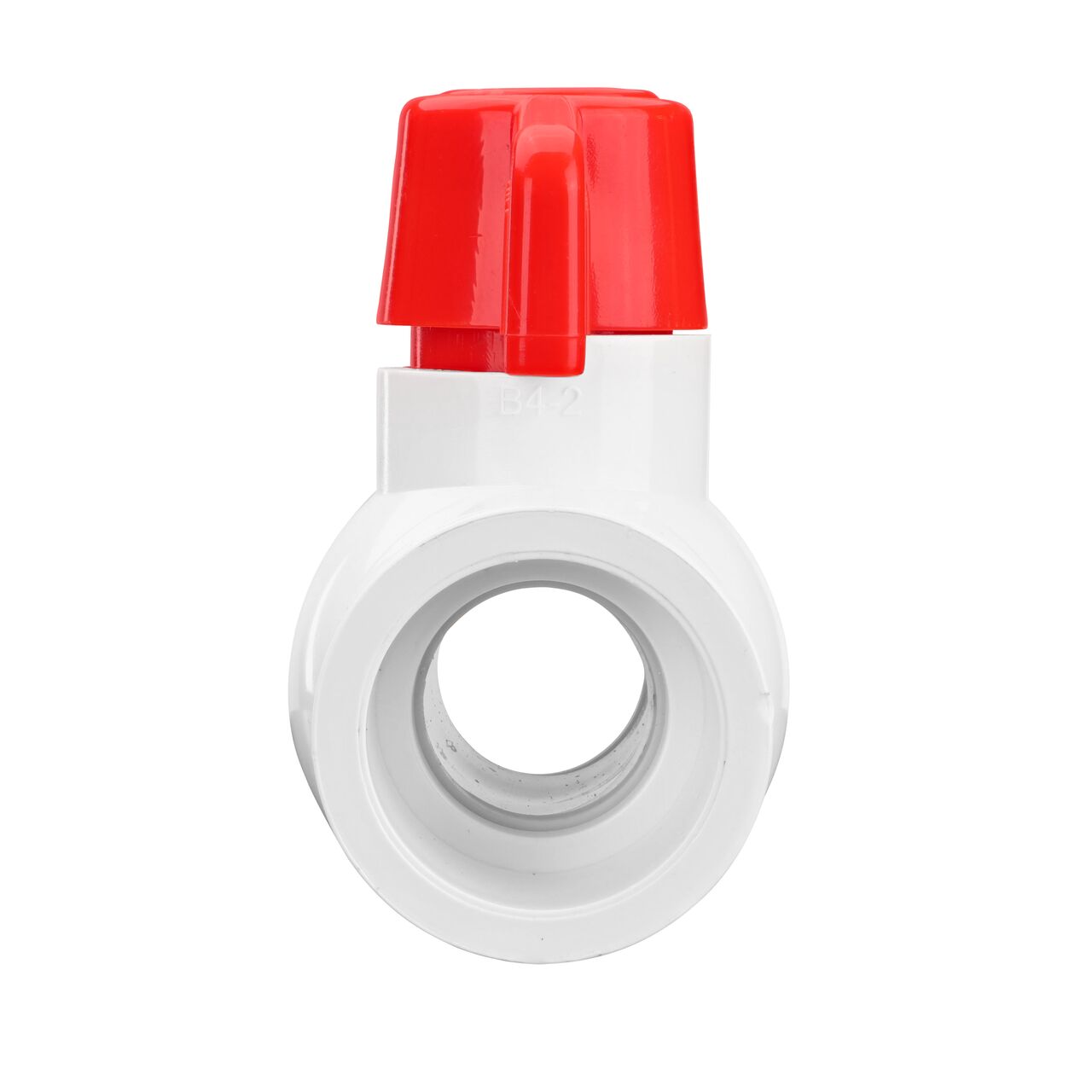 NDS 1 in. PVC CTS Ball Valve have a handle to easily rotate the ball and close off pipelines which is perfect for pool and spa, irrigation, and plumbing installations (NDS E1310-10)
