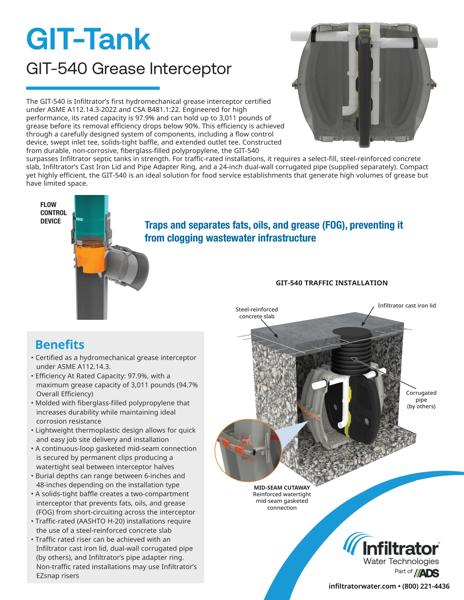GIT-540 - Cutsheet