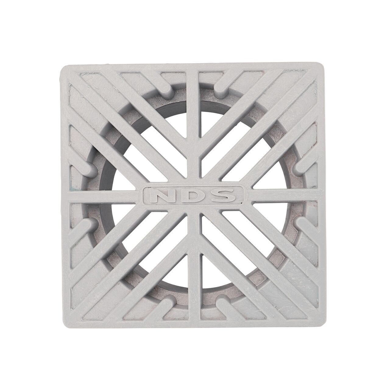 Top Down View of the NDS 4 in. Square Grate (NDS 3)