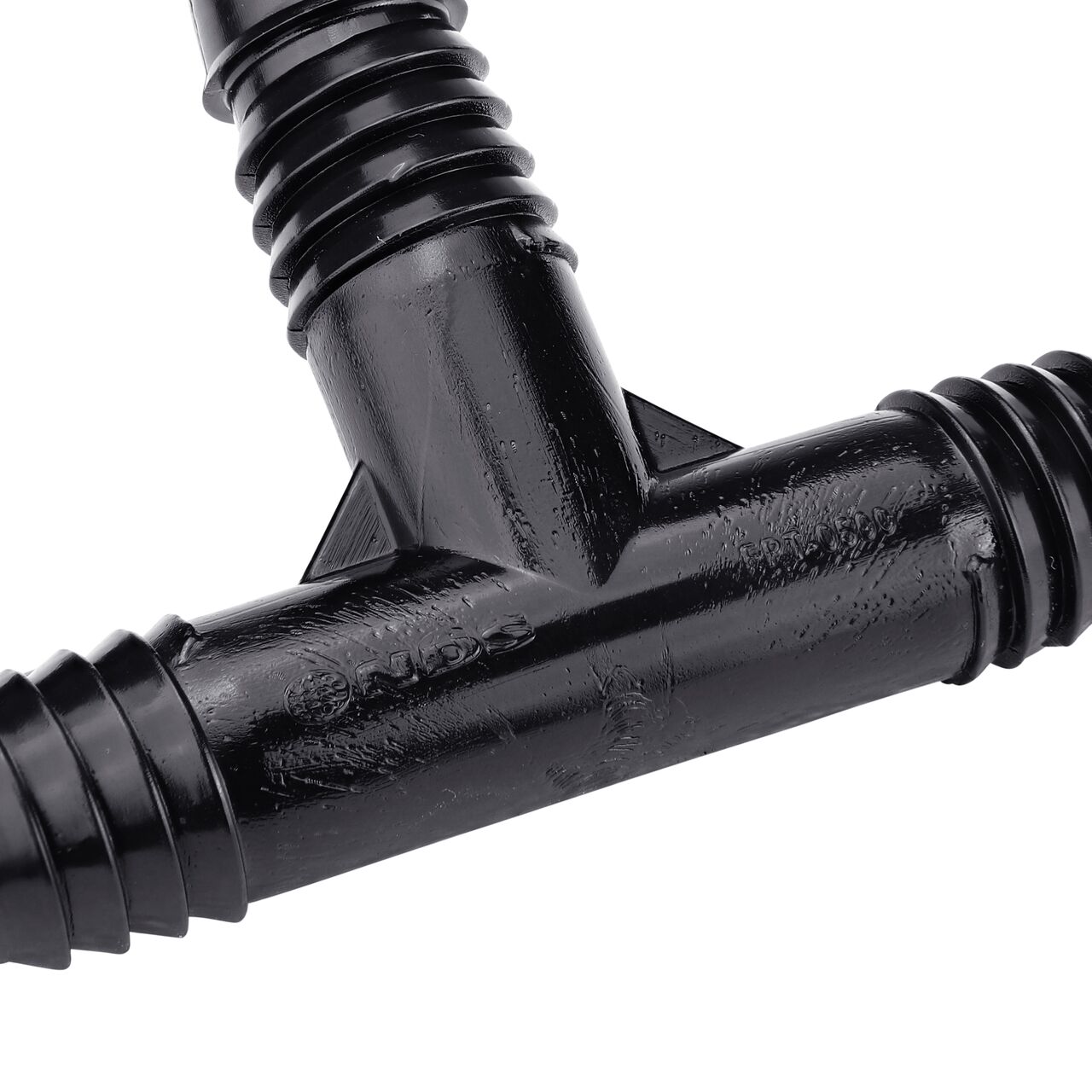 The NDS 1/2 in.Barbed Flexee swing pipe tee is made of durable acetal that can withstand 70 PSI @ 72°F (NDS FPT-0500)