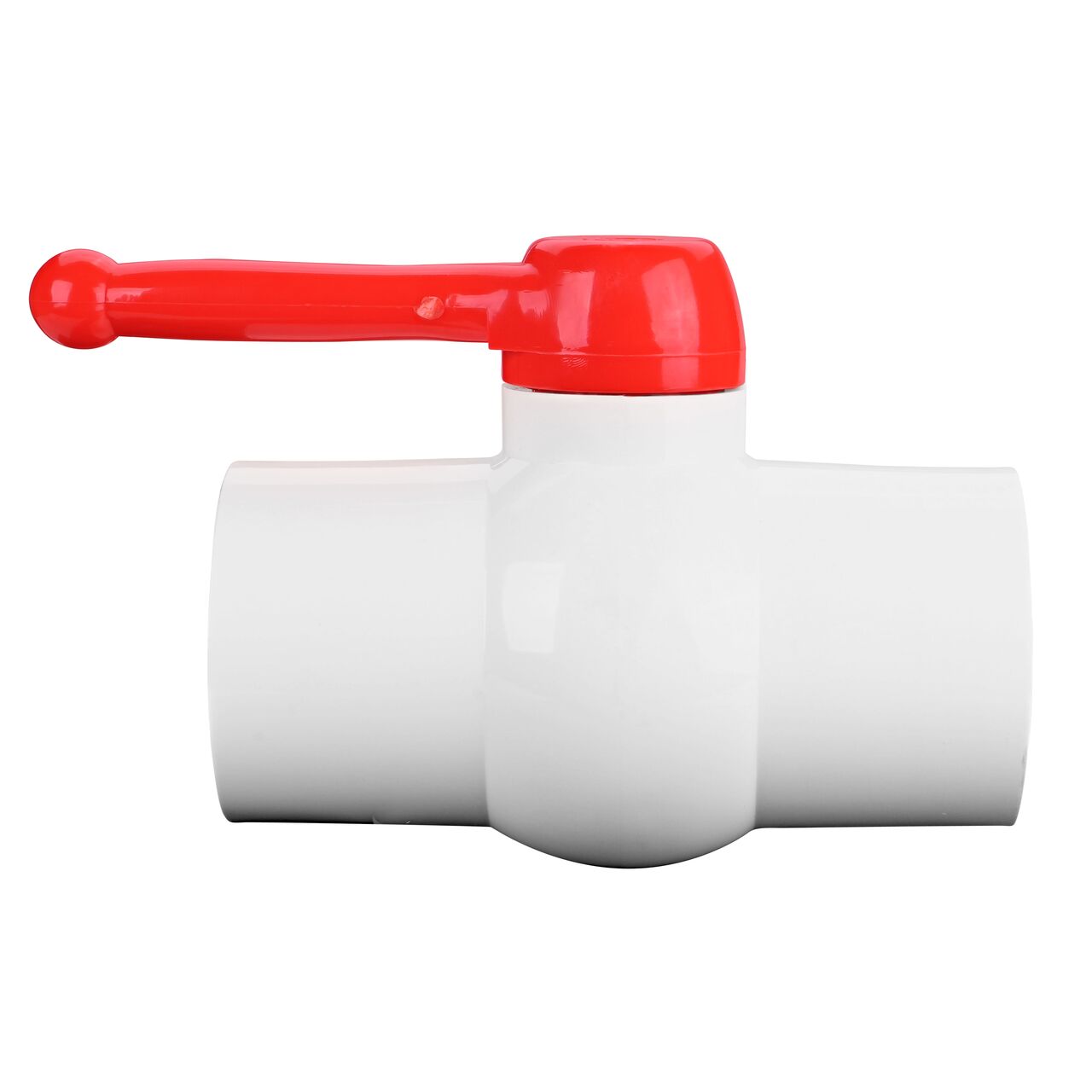NDS 4 in. PVC CTS Ball Valve is a leak-resistant valve that connects two 4 in. Sch. 40 pipes in an irrigation or other pressurized system and helps prevent costly property damage, pipe corrosion, and system issues (NDS E1310-40)