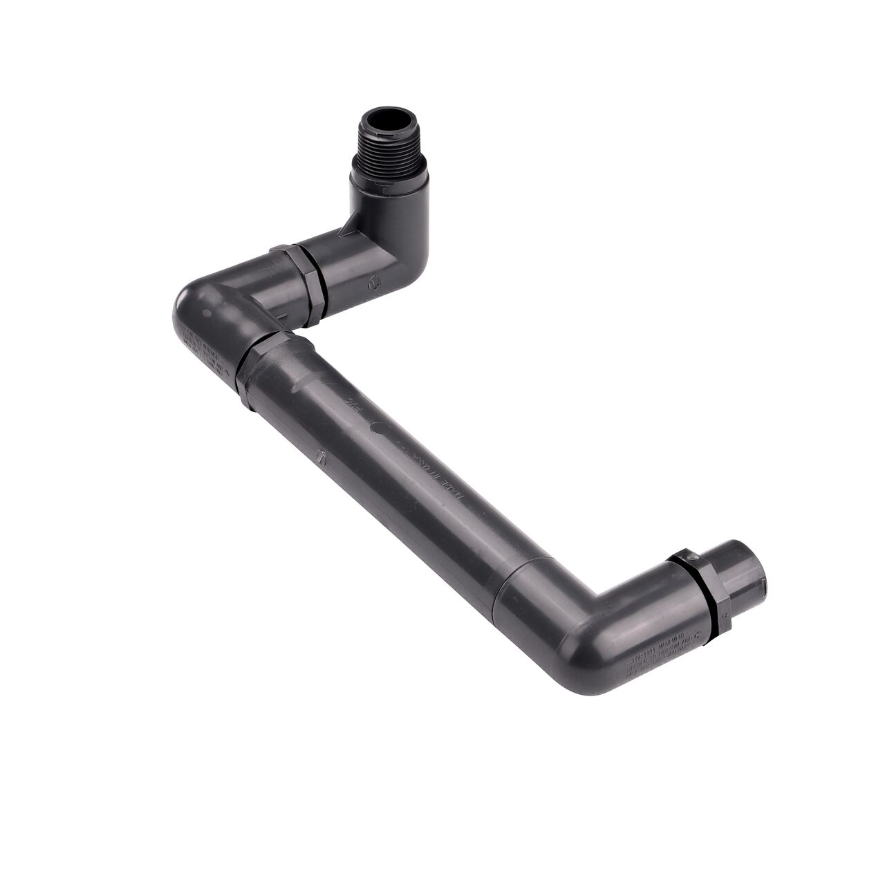 NDS PVC Triple Swing Joints Assembly, Sch. 80 3/4 in. spigot X 3/4 in. MPT is ideal for placing sprinklers in narrow or uneven areas that pipelines can’t reach (NDS TSA-0750-ST)