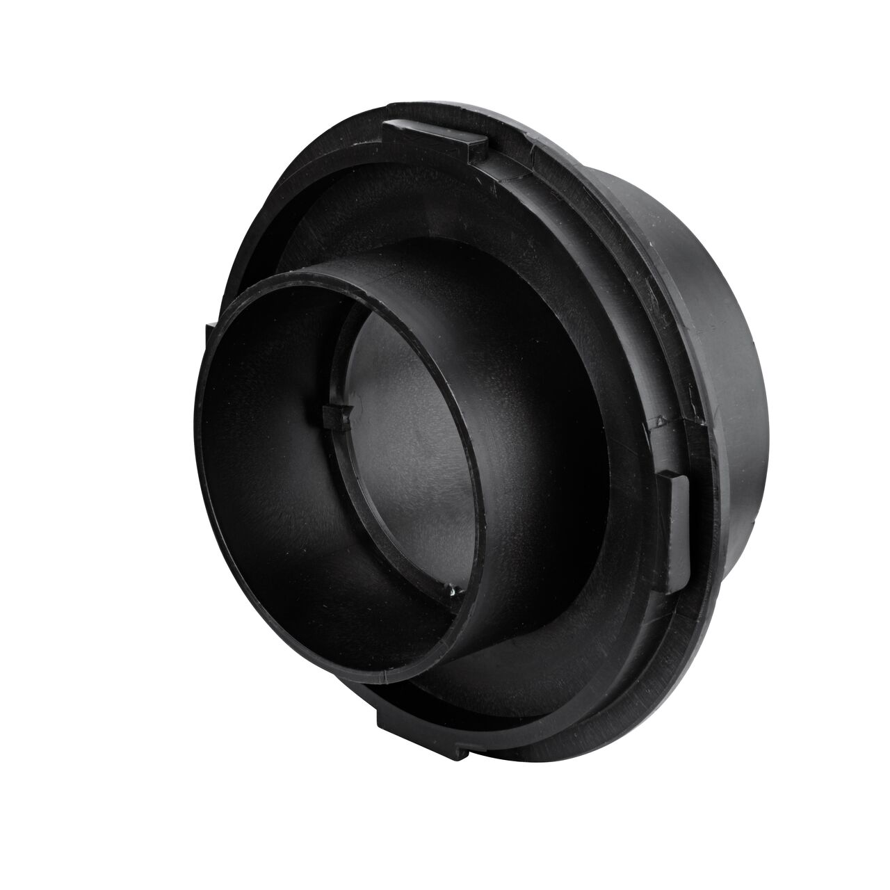 Back view of the NDS Outlet Adapter with Internal Spigot for adjustable invert height (NDS 1242)