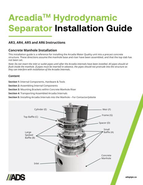 Arcadia Installation Guide