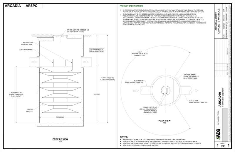 Arcadia 8 Concrete MH