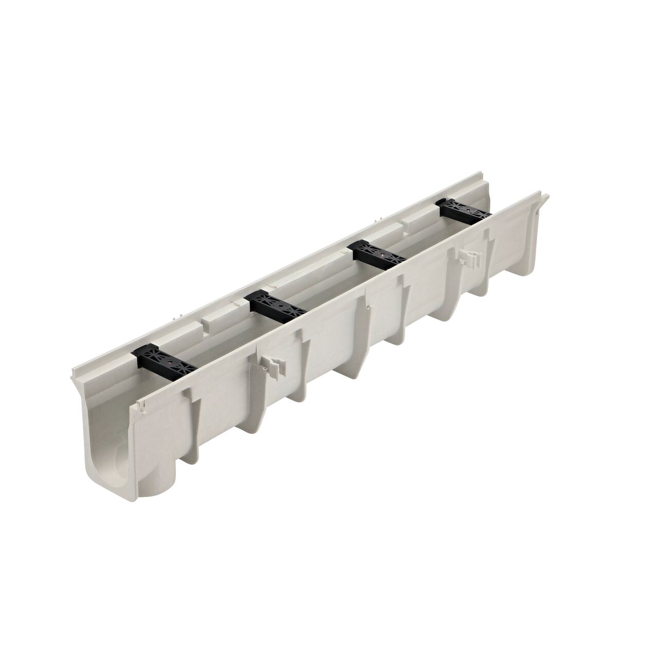 NDS Dura Slope Channel 7.02 in. to 7.36 in. Deep (NDS DS-100), with tongue joints facing camera