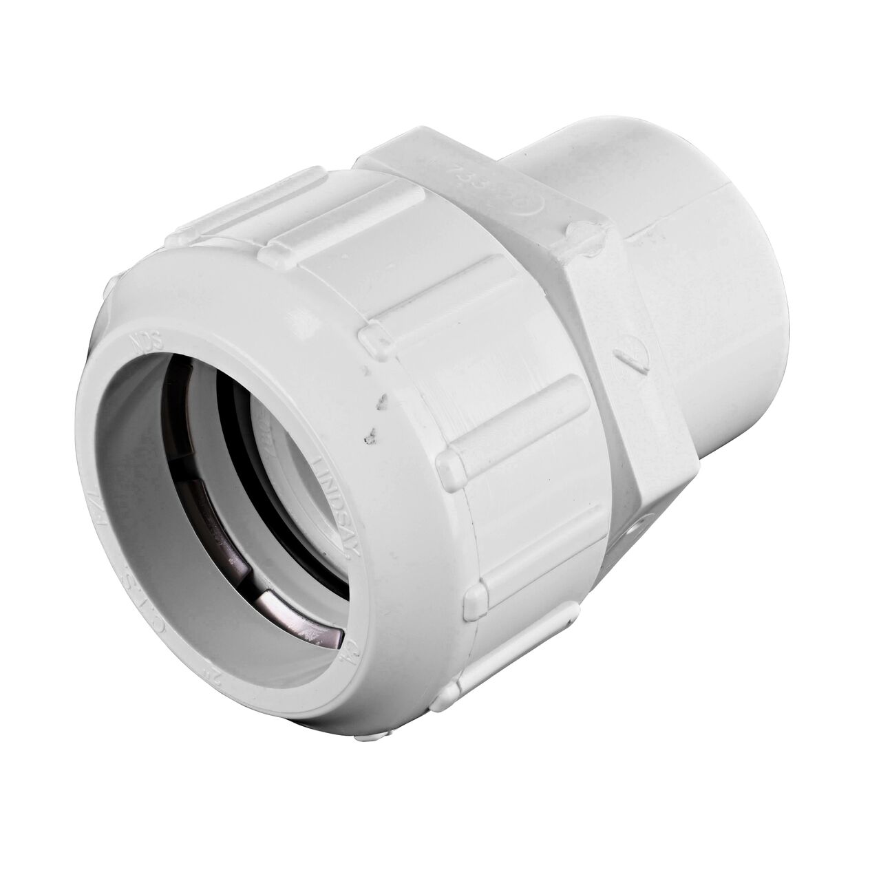 NDS 2 in. IPS Spigot X SDR-9 CTS Flo-Lock™ Gripper Adapter provides a leak-resistant connection between pipes (NDS 733-20)