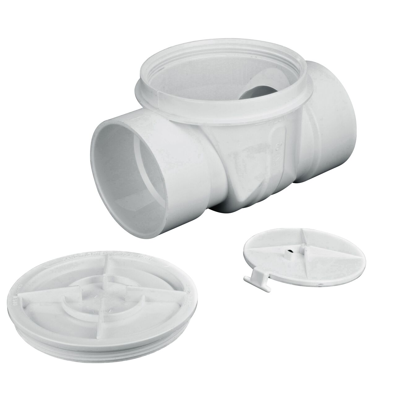 The quick action flapper allows unrestricted uni-directional flow and includes a elastomeric gasket in the flapper for a watertight seal on the NDS White 6 in. PVC Backwater Valve (NDS 675P)