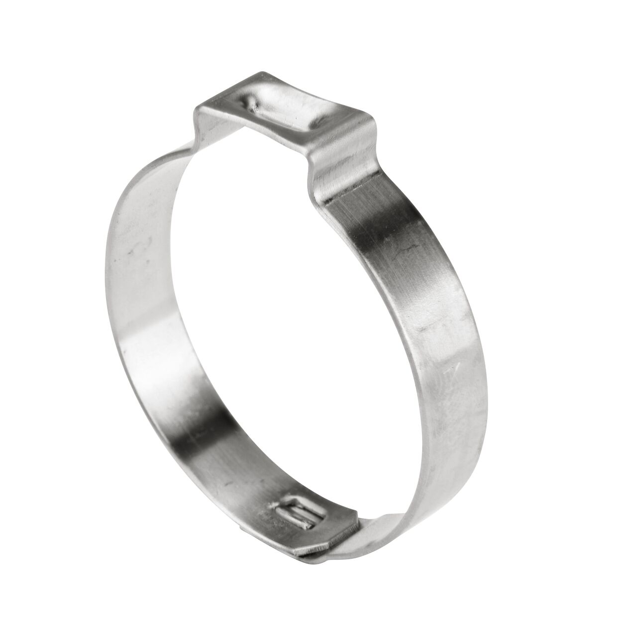 The NDS 316R Stainless Steel Pinch Clamp (NDS NC-155000-019) has a mechanical interlock to keep it securely closed in irrigation or water supply systems