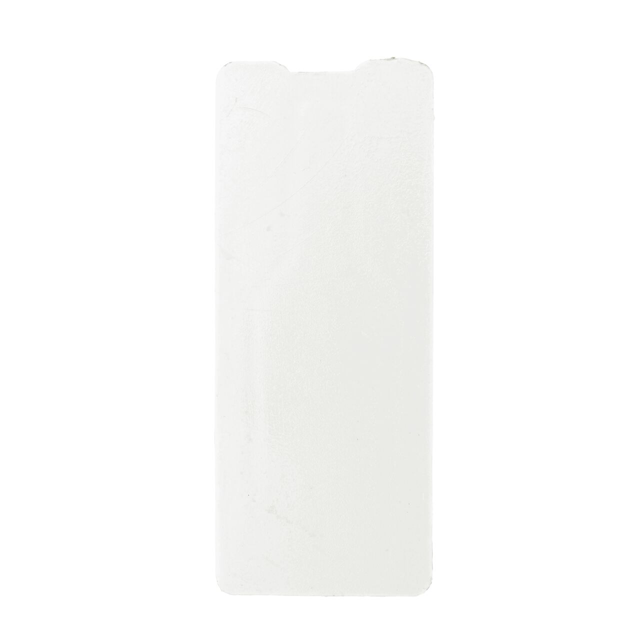 Top Down of the  NDS White Micro Channel™ Drain End Plug (NDS 8471)