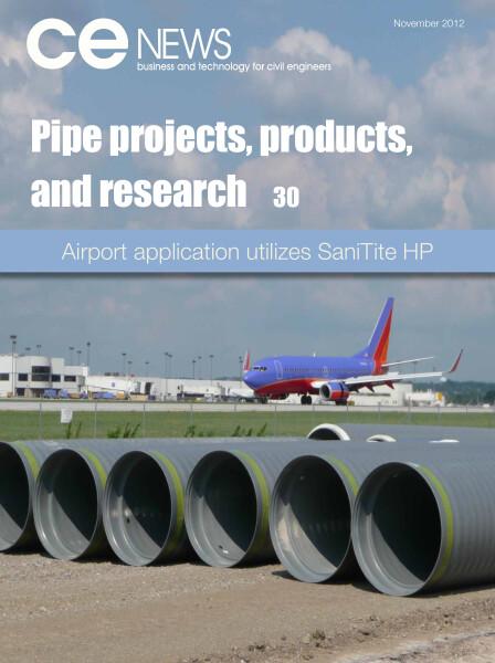 Pipe projects, products, and research: CE News Columbus Airport SaniTite Case Study