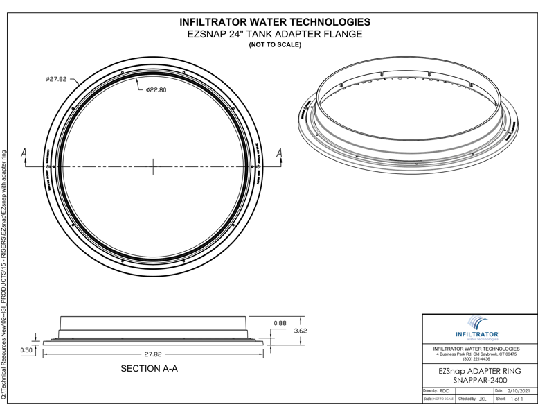 EZsnap Adapter Ring Standard Detail