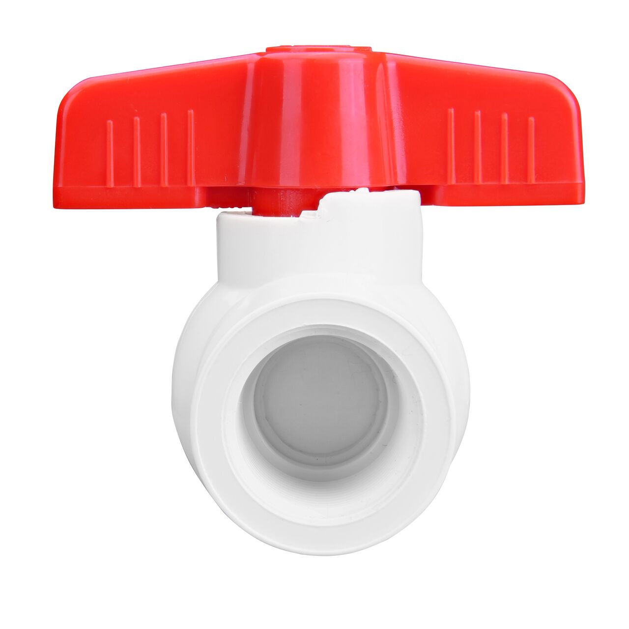 NDS 3/4 in. PVC IPS Ball Valve have a handle to easily rotate the ball and close off pipelines which is perfect for pool and spa, irrigation, and plumbing installations (NDS E1320-07)