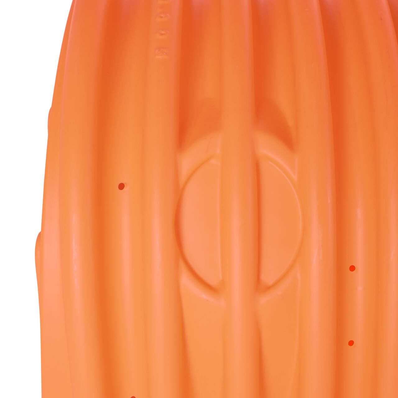 Closeup of the top of the NDS StormChamber 41 in. closed unit where you can cut holes into the product to insert a pipe on side of the chamber  (NDS SC-44105-C-O)