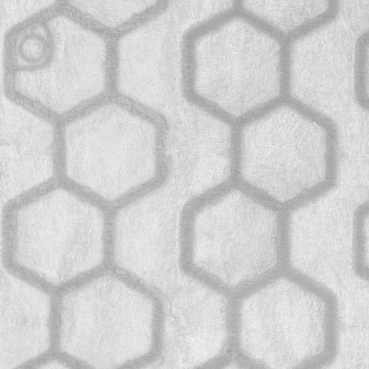Top Down View of the back side of the Gray NDS EZ Roll® Gravel Pavers (NDS GP4X150G), with thermally welded, puncture-resistant geotextile fabric