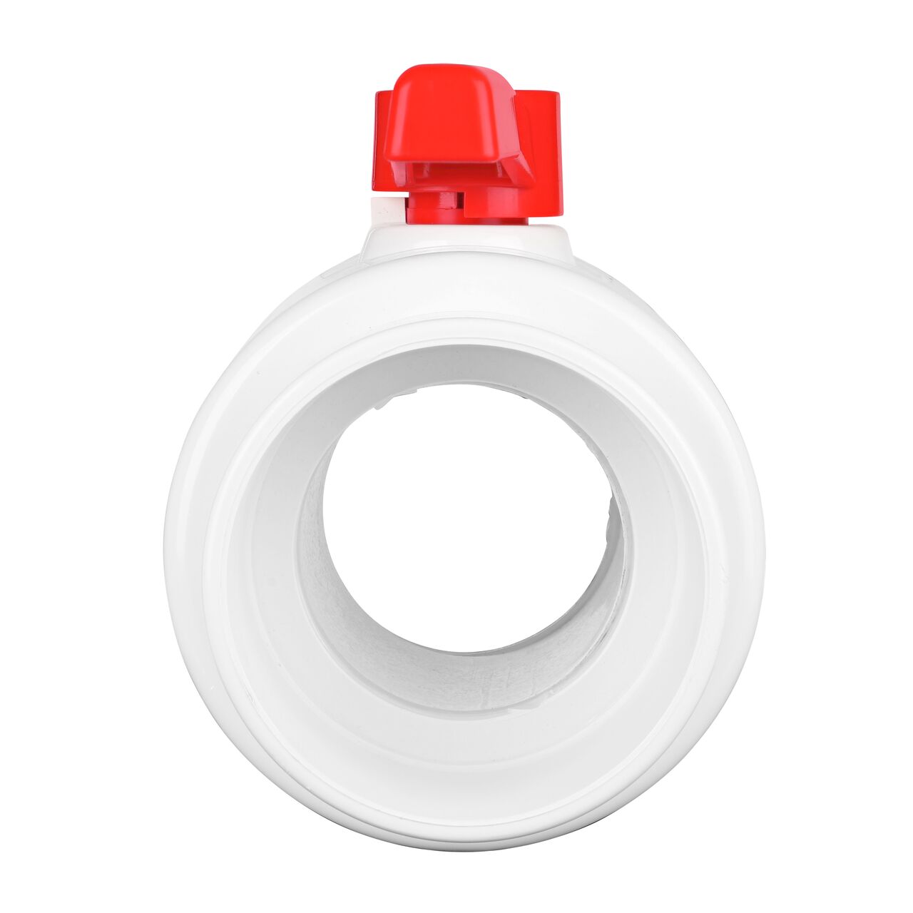 The NDS 6 in. PVC CTS Ball Valve is made of durable material and works with most PVC pipe to transport water and prevent backflow of contaminated water in pressurized systems (NDS E1310-60)