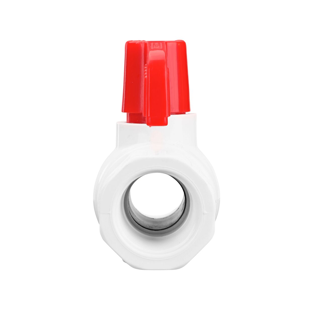 The NDS 3/4 in. PVC IPS Ball Valve is made of durable material and works with most PVC pipe to transport water and prevent backflow of contaminated water in pressurized systems (NDS E1420-07)