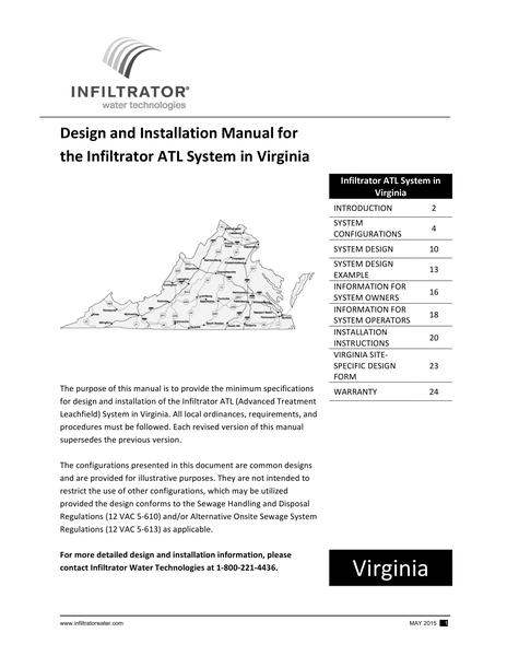 Virginia ATL by Infiltrator Design Manual