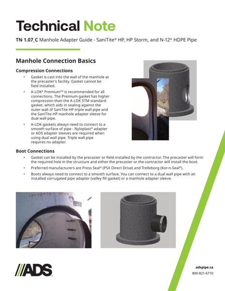 TN 1.07_C Manhole Adapter Guide